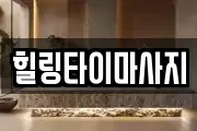힐링타이마사지