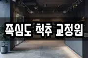 족심도 척추 교정원