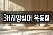 3H지압침대 옥동점