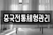 중국전통체형관리