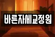 바른자세교정원