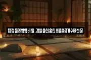 탐정들의영업비밀,경찰출신흥신소불륜증거수집전문