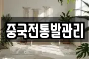 중국전통발관리