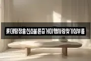 롯데탐정흥신소불륜증거미행사람찾기심부름