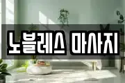 노블레스 마사지