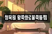 청목원 왕쑥화로불쑥뜸찜