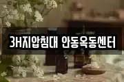 3H지압침대 안동옥동센터