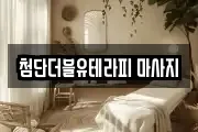 첨단더블유테라피 마사지