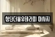 첨단더블유테라피 마사지
