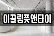이끌림풋앤타이