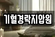 기혈경락지압원