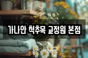 가나안 척추목 교정원 본점