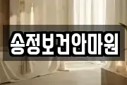 송정보건안마원