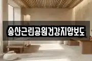 송산근린공원건강지압보도