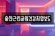 송산근린공원건강지압보도