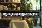 봉선2어린이공원 야외운동기구(등마사지)