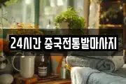 24시간 중국전통발마사지