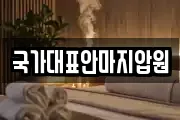 국가대표안마지압원