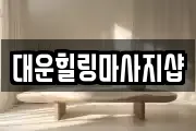 광주 서구 화정동 마사지, 지압등 업체정보