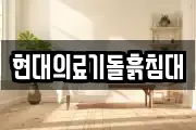 현대의료기돌흙침대