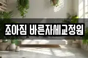 조아짐 바른자세교정원