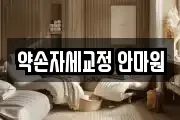 약손자세교정 안마원