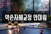 약손자세교정 안마원