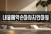 내몸에약손마사지안마원