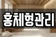 홍체형관리