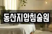 동산지압침술원