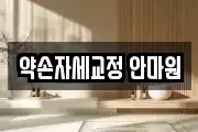 약손자세교정 안마원