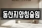 동산지압침술원