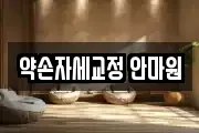 약손자세교정 안마원