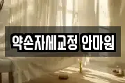 약손자세교정 안마원