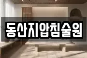 동산지압침술원