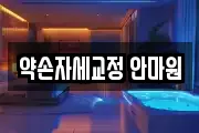 약손자세교정 안마원