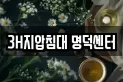 3H지압침대 명덕센터