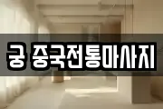 궁 중국전통마사지