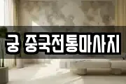 궁 중국전통마사지