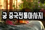 궁 중국전통마사지
