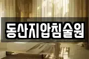 동산지압침술원