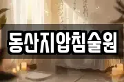 동산지압침술원
