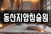 동산지압침술원