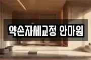 약손자세교정 안마원