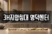 3H지압침대 명덕센터
