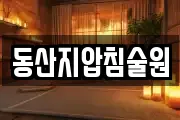 동산지압침술원