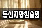 동산지압침술원