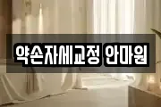 약손자세교정 안마원