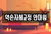 약손자세교정 안마원