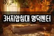 3H지압침대 명덕센터
